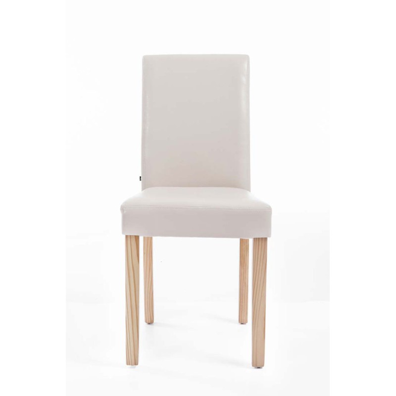 Silla de comedor Ina Natura color crema