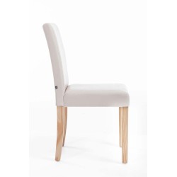 Silla de comedor Ina Natura color crema Silla de comedor Ina Natura color crema