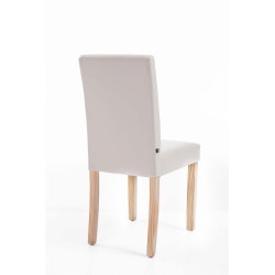 Silla de comedor Ina Natura color crema Silla de comedor Ina Natura color crema