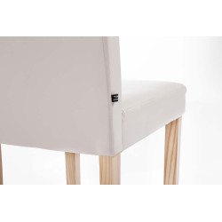 Silla de comedor Ina Natura color crema Silla de comedor Ina Natura color crema