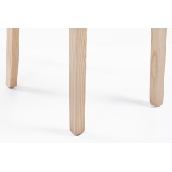 Silla de comedor Ina Natura color crema Silla de comedor Ina Natura color crema