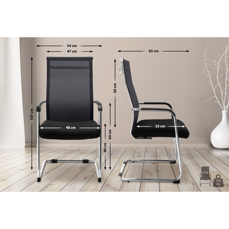Silla de comedor Brenda Black