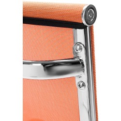 Silla de comedor naranja Brenda