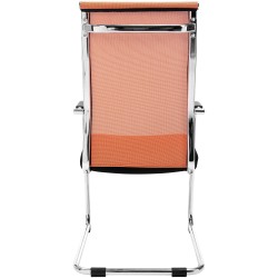 Silla de comedor naranja Brenda