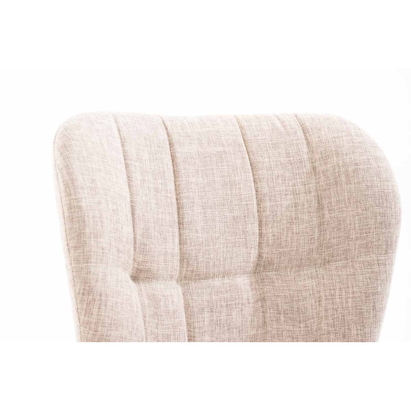 Silla Elda en tejido natura color crema