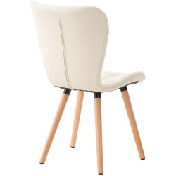Silla Elda PU crema natural Silla Elda PU crema natural