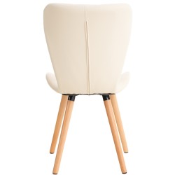 Silla Elda PU crema natural Silla Elda PU crema natural