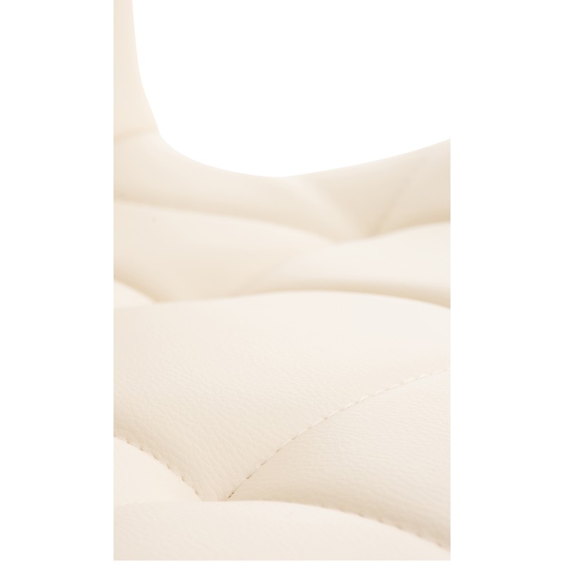 Silla Elda PU crema natural