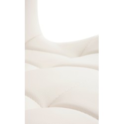 Silla Elda PU blanco natural Silla Elda PU blanco natural