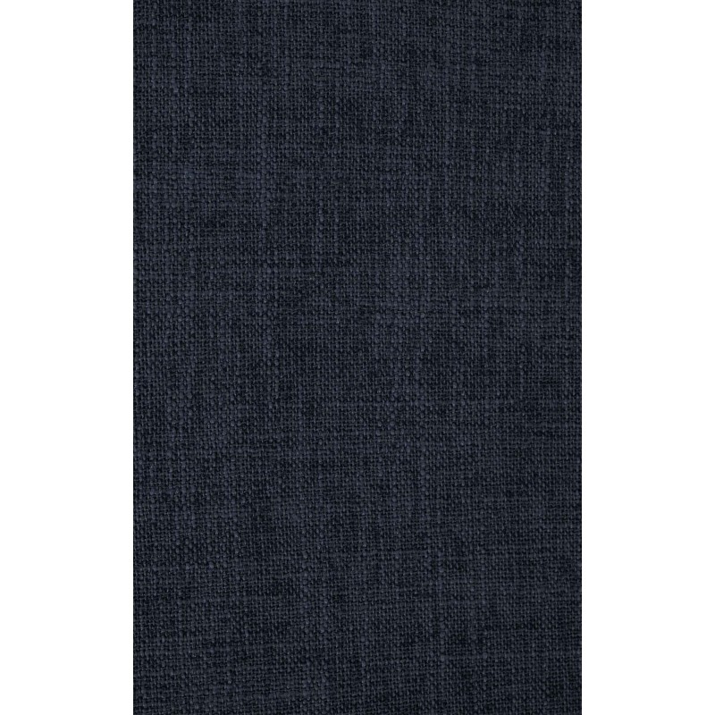 Silla de comedor Kingston en nogal/tela azul