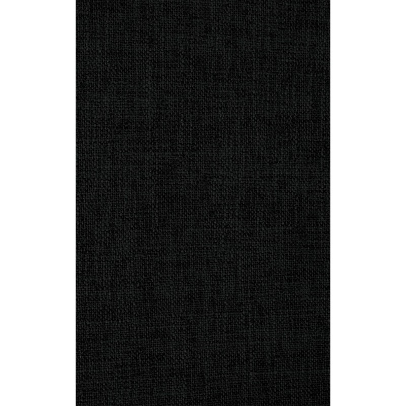 Silla de comedor Kingston en nogal/tela negra