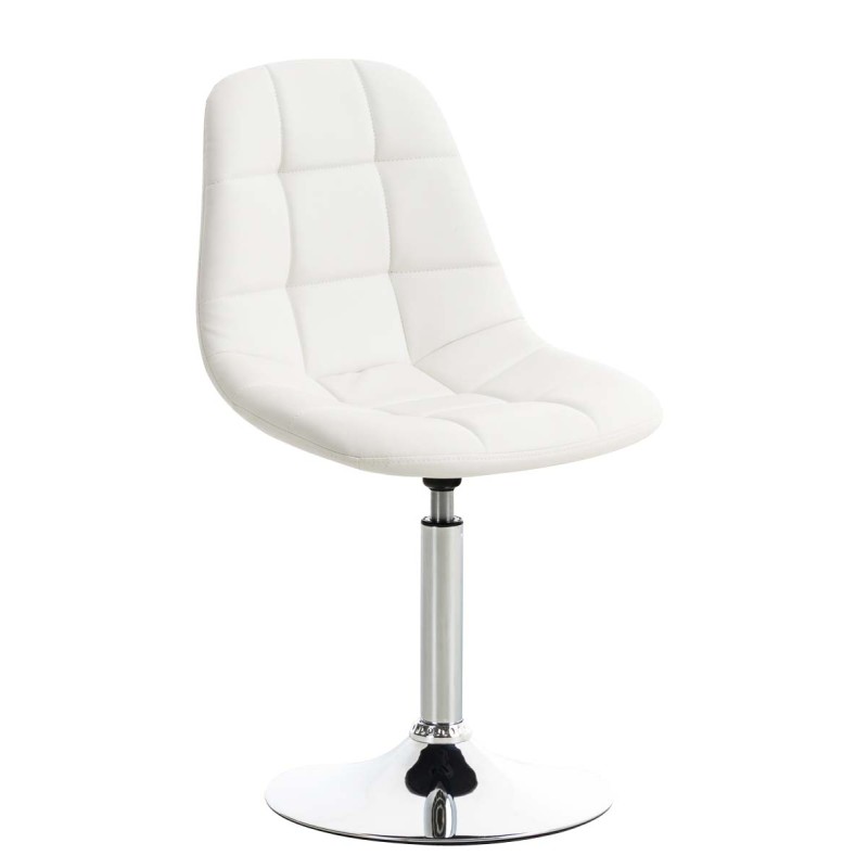 Silla Emil, símil piel blanca Silla Emil, símil piel blanca