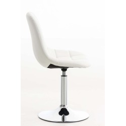 Silla Emil, símil piel blanca Silla Emil, símil piel blanca