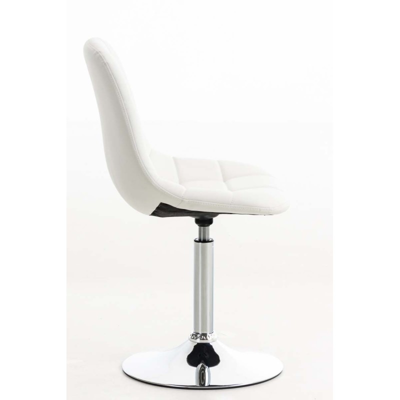 Silla Emil, símil piel blanca