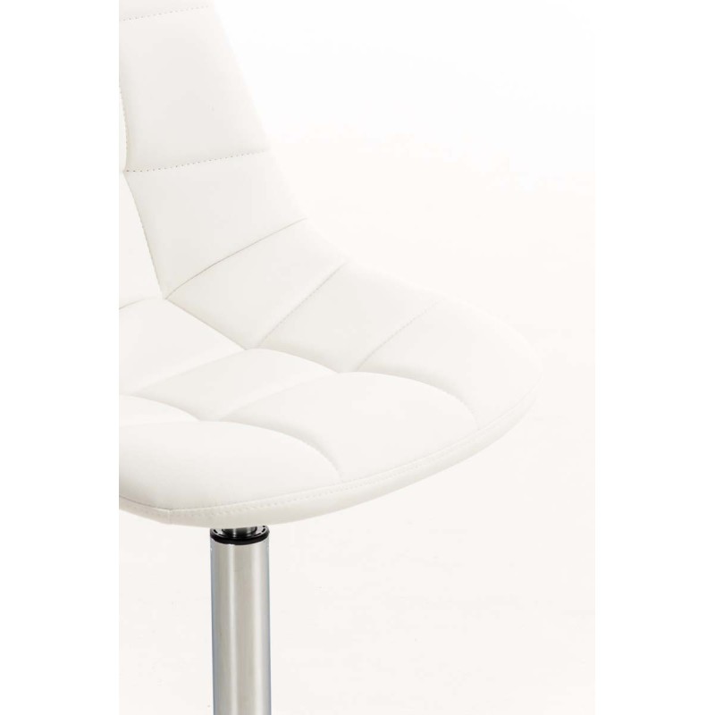 Silla Emil, símil piel blanca