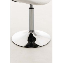 Silla Emil, símil piel blanca Silla Emil, símil piel blanca