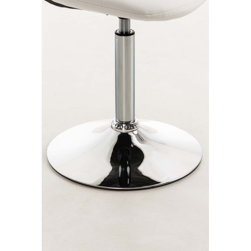 Silla Emil, símil piel blanca