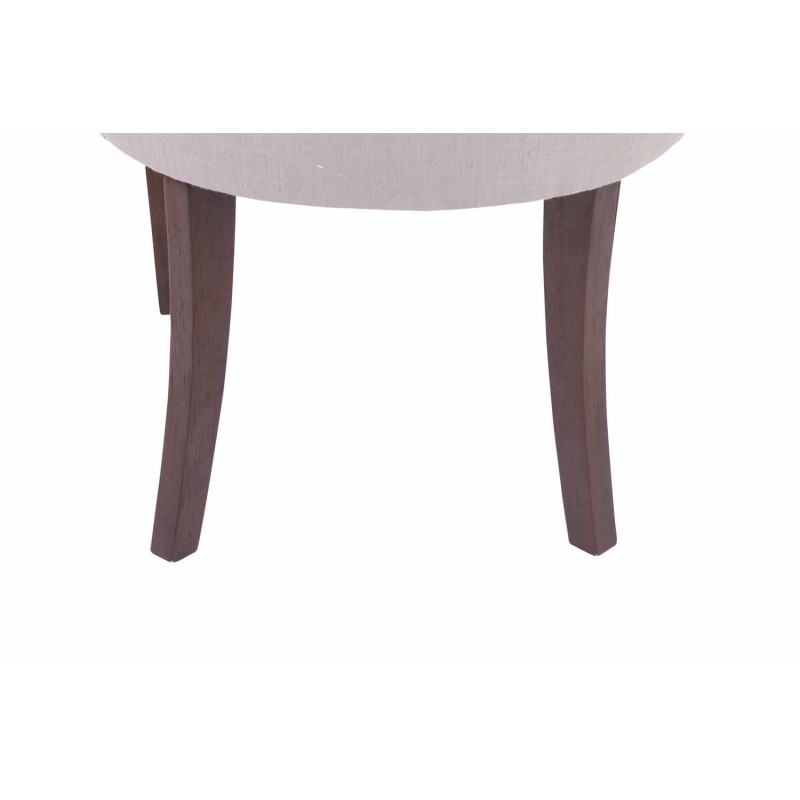 Silla de comedor Aberdeen en tela gris antiguo