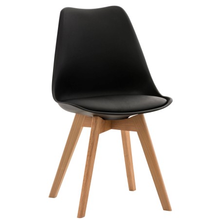 Silla Linares negra