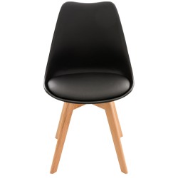 Silla Linares negra Silla Linares negra
