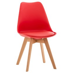 Silla Linares roja