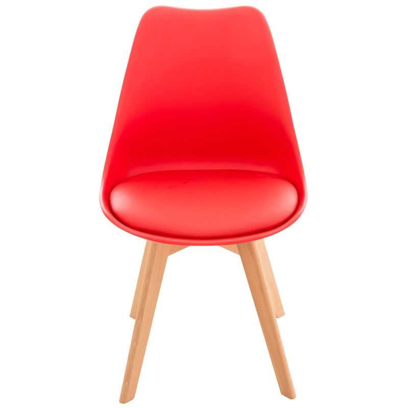 Silla Linares roja