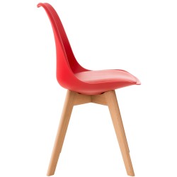 Silla Linares roja Silla Linares roja