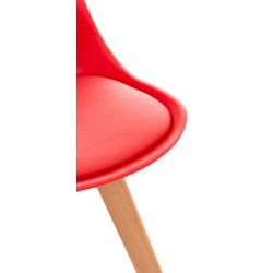 Silla Linares roja Silla Linares roja