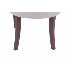 Juego de 2 sillas de comedor Aberdeen de tela en gris antiguo