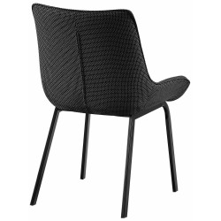 Silla Saranda en tejido gris titanio negro Silla Saranda en tejido gris titanio negro
