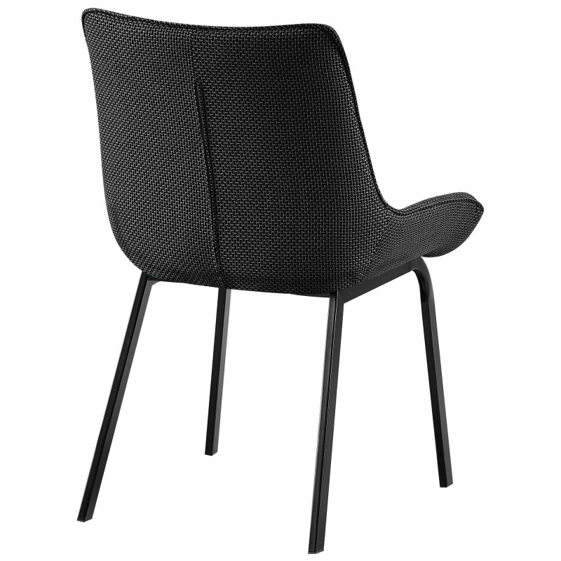 Silla Saranda en tejido gris titanio negro Silla Saranda en tejido gris titanio negro
