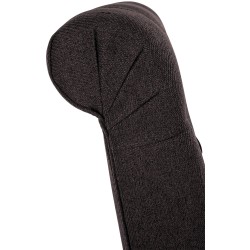 Silla de comedor Lisburn en tela negra Silla de comedor Lisburn en tela negra