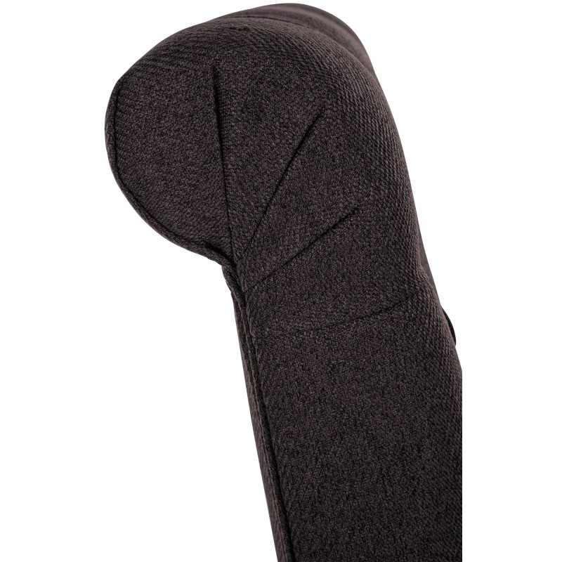 Silla de comedor Lisburn en tela negra Silla de comedor Lisburn en tela negra