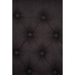Silla de comedor Lisburn en tela negra Silla de comedor Lisburn en tela negra