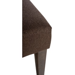 Silla de comedor Lisburn en tela marrón Silla de comedor Lisburn en tela marrón