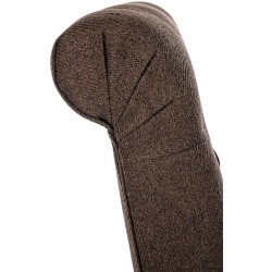 Silla de comedor Lisburn en tela marrón Silla de comedor Lisburn en tela marrón