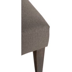 Silla de comedor Lisburn en tela color topo Silla de comedor Lisburn en tela color topo