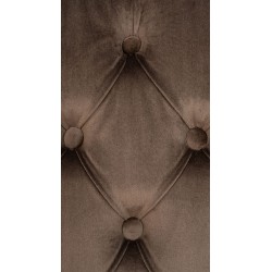 Silla de comedor Lisburn, terciopelo marrón Silla de comedor Lisburn, terciopelo marrón