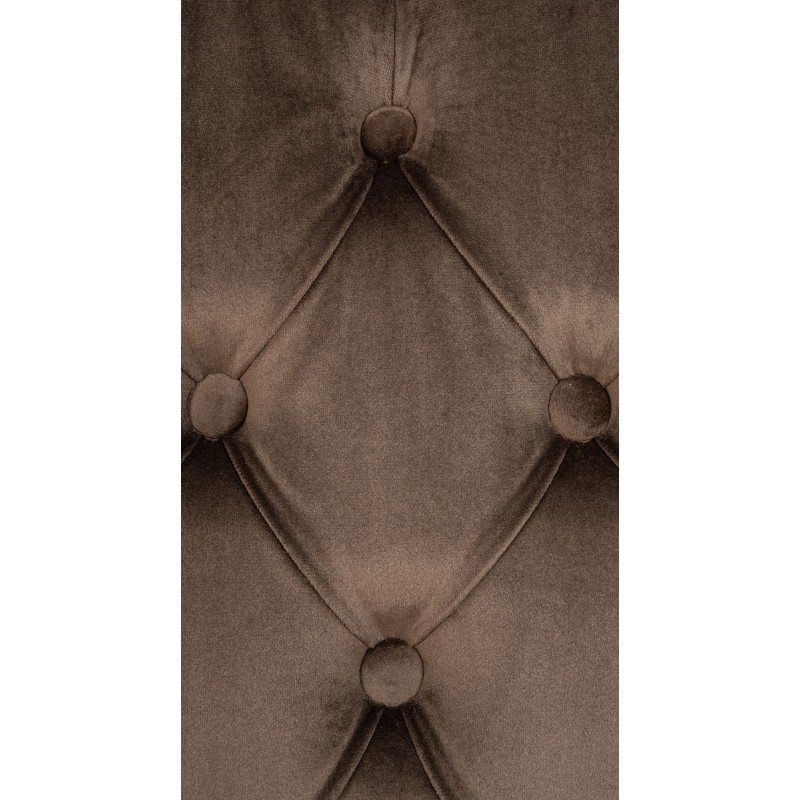 Silla de comedor Lisburn, terciopelo marrón Silla de comedor Lisburn, terciopelo marrón
