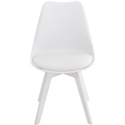 Silla Linares blanco/blanco Silla Linares blanco/blanco