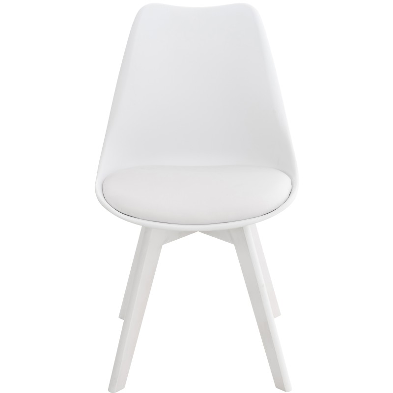 Silla Linares blanco/blanco