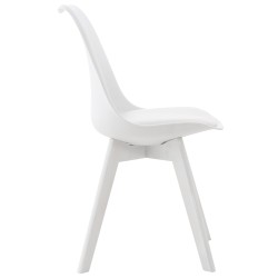 Silla Linares blanco/blanco Silla Linares blanco/blanco