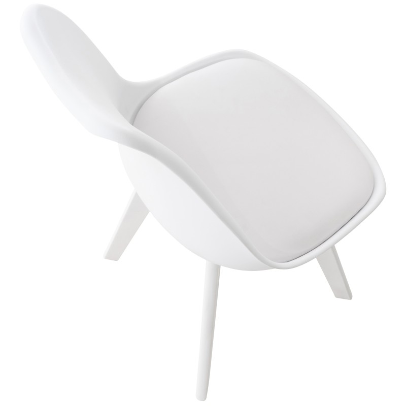 Silla Linares blanco/blanco
