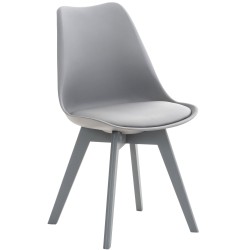 Silla Linares gris/gris