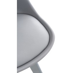 Silla Linares gris/gris