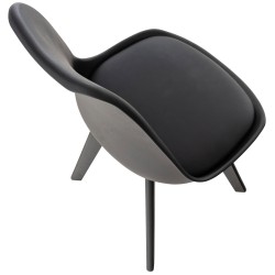 Silla Linares negra/negra Silla Linares negra/negra