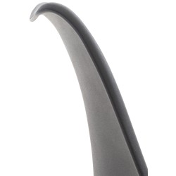 Juego de 4 sillas de plástico Linares, color negro/negro