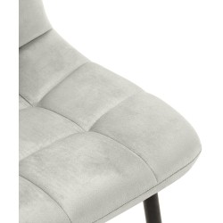 Silla de comedor gris Antibes Silla de comedor gris Antibes