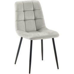 Silla de comedor gris Antibes Silla de comedor gris Antibes