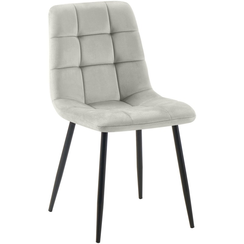 Silla de comedor gris Antibes Silla de comedor gris Antibes